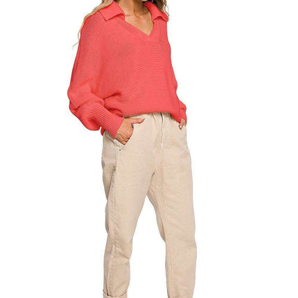 Elegant Oversized Knit Pullover - Très Elite