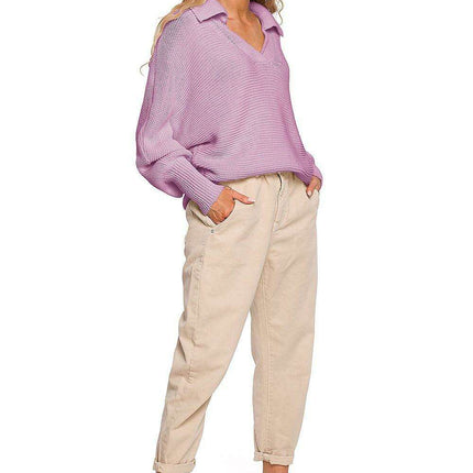 Elegant Oversized Knit Pullover - Très Elite