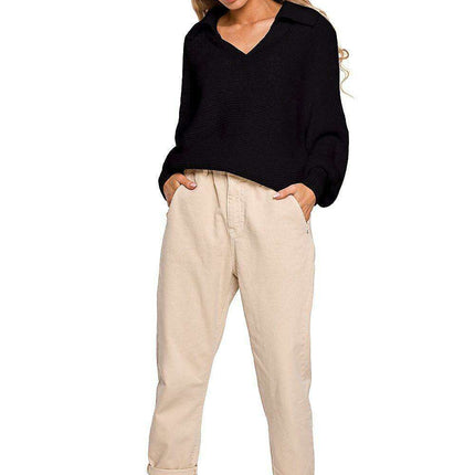 Elegant Oversized Knit Pullover - Très Elite