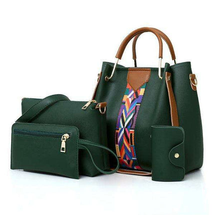 Elegant PU Bucket Bag Set: A Stylish and Versatile Shoulder Companion - Très Elite