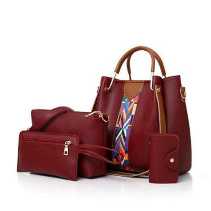 Elegant PU Bucket Bag Set: A Stylish and Versatile Shoulder Companion - Très Elite