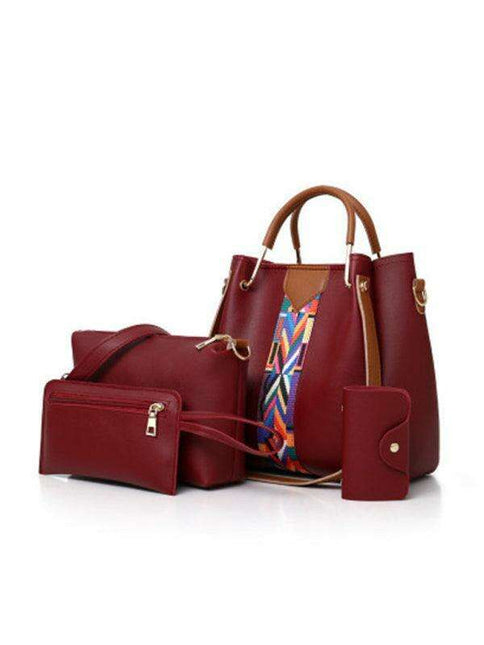 Elegant PU Bucket Bag Set: A Stylish and Versatile Shoulder Companion - Très Elite