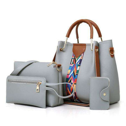 Elegant PU Bucket Bag Set: A Stylish and Versatile Shoulder Companion - Très Elite