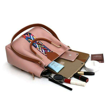 Elegant PU Bucket Bag Set: A Stylish and Versatile Shoulder Companion - Très Elite