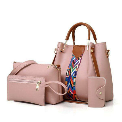 Elegant PU Bucket Bag Set: A Stylish and Versatile Shoulder Companion - Très Elite