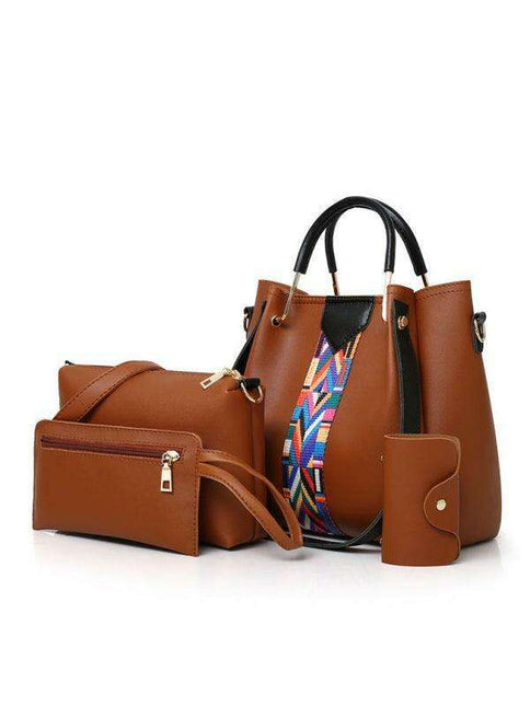 Elegant PU Bucket Bag Set: A Stylish and Versatile Shoulder Companion - Très Elite