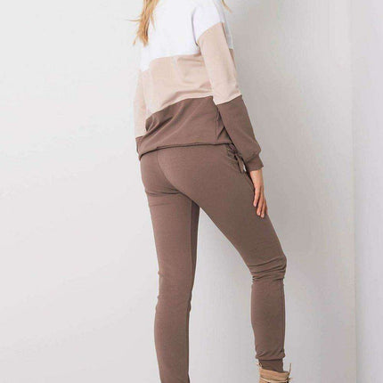 Elegant Parisian Chic Sweatshirt And Trousers Set Ensemble - Très Elite