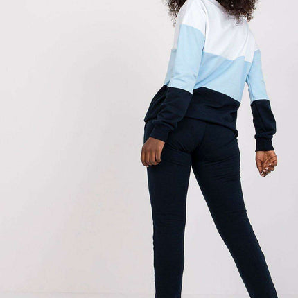 Elegant Parisian Chic Sweatshirt And Trousers Set Ensemble - Très Elite