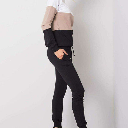 Elegant Parisian Chic Sweatshirt And Trousers Set Ensemble - Très Elite