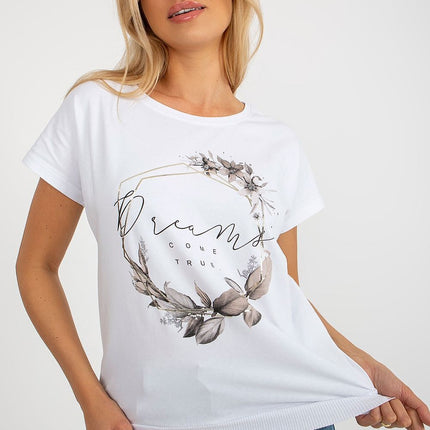 Elegant Parisian Printed Blouse Made In Europe For Women