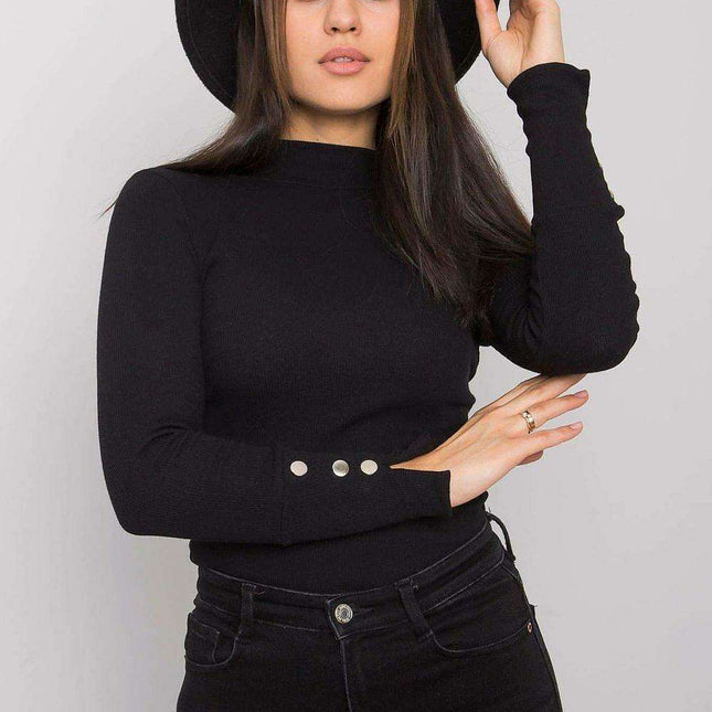 Elegant Parisian Ribbed Blouse Rue Paris Chic Europe