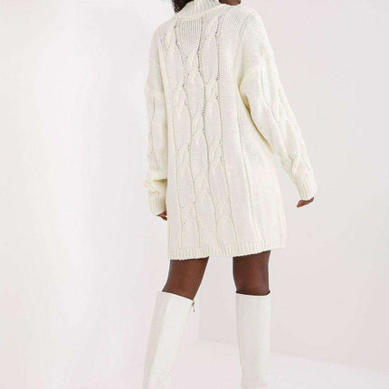 Elegant Parisian Turtleneck Midi Dress For Timeless Chic - Très Elite