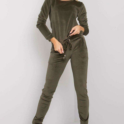 Elegant Parisian Velour Co Ordinate Set For Lounge Wear