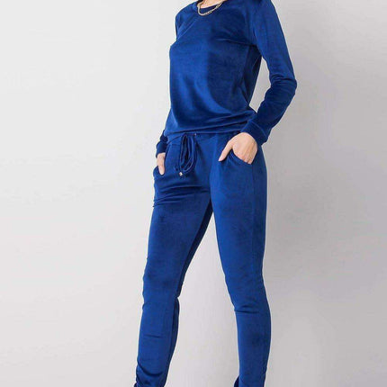 Elegant Parisian Velour Co Ordinate Set For Lounge Wear - Très Elite
