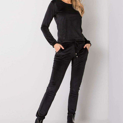 Elegant Parisian Velour Co Ordinate Set For Lounge Wear