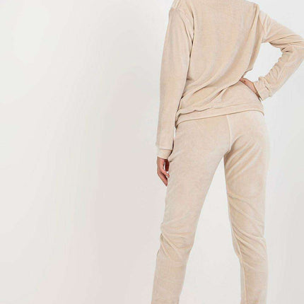 Elegant Parisian Velour Co Ordinate Set For Lounge Wear - Très Elite