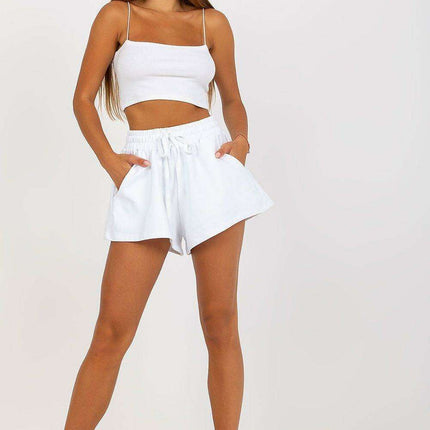 Elegant Parisian Wide Leg Cotton Shorts For Women Everyday - Très Elite