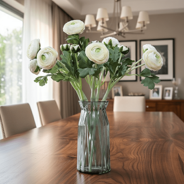 Elegant Peony Lotus Arrangement: Perfect Floral Accent for Home Decor and Celebrations