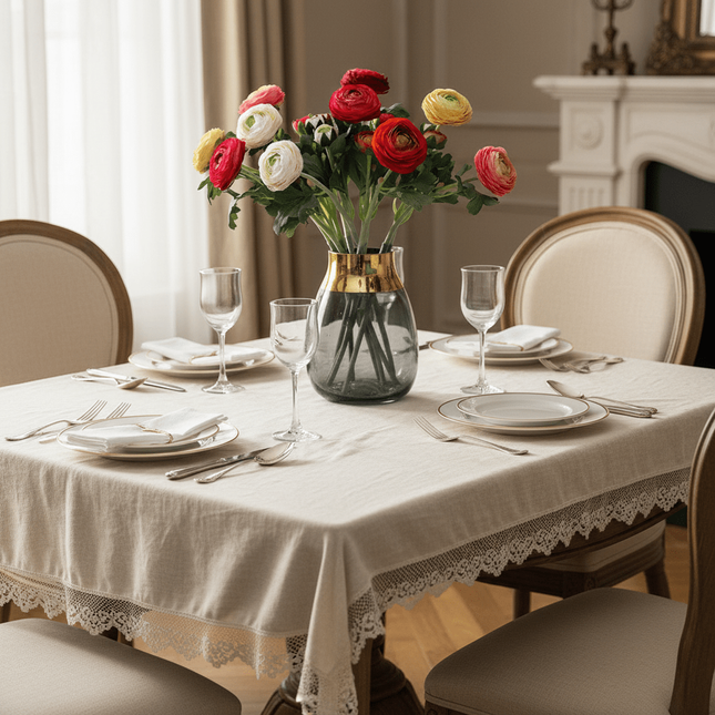 Elegant Peony Lotus Arrangement: Perfect Floral Accent for Home Decor and Celebrations