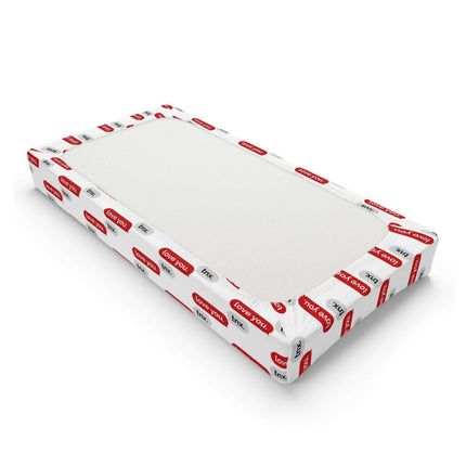 Elegant Personalized Valentine’s Day Baby Changing Pad Cover for Discerning Parents - Très Elite