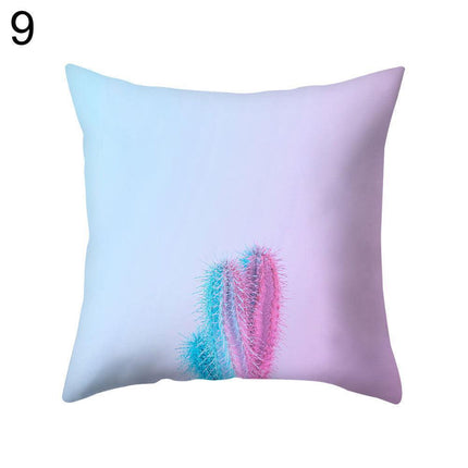 Elegant Pink Leaf Plant Decorative Pillow Cover - Chic Home Accent - Très Elite