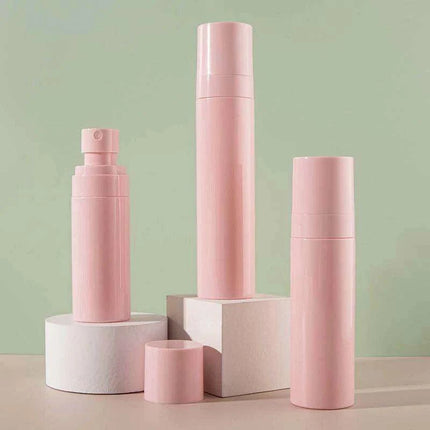 Elegant Pink Refillable Travel Perfume Atomizer - Portable Spray Bottle (60ml, 80ml, 100ml) - Très Elite