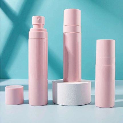 Elegant Pink Refillable Travel Perfume Atomizer - Portable Spray Bottle (60ml, 80ml, 100ml) - Très Elite