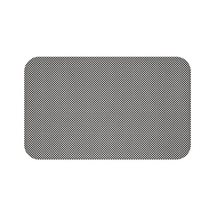 Elegant Plaid Design Memory Foam Bath Mat Set for Ultimate Comfort