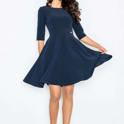 Elegant Pleated Midi Dress - Your Ultimate Choice for Any Occasion - Très Elite