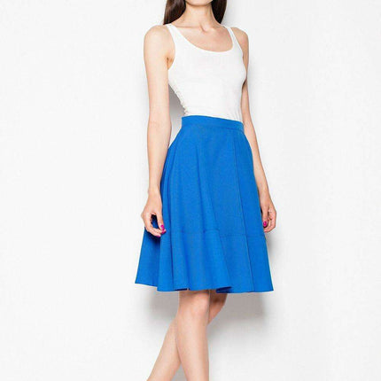 Elegant Pleated Skirt with Stylish Wide Belt - Très Elite