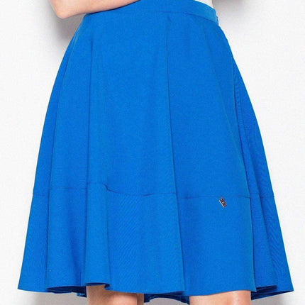 Elegant Pleated Skirt with Stylish Wide Belt - Très Elite