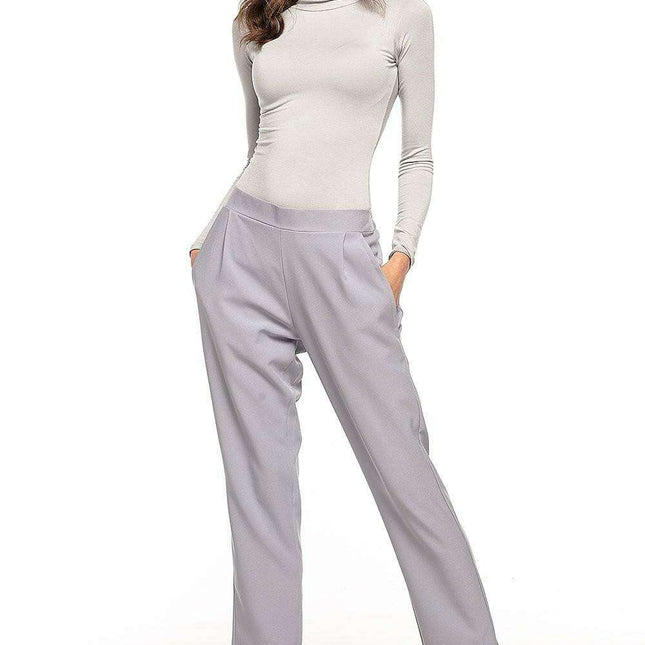 Elegant Pleated Tapered Trousers for Women