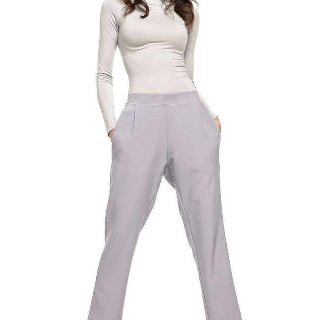 Elegant Pleated Tapered Trousers for Women