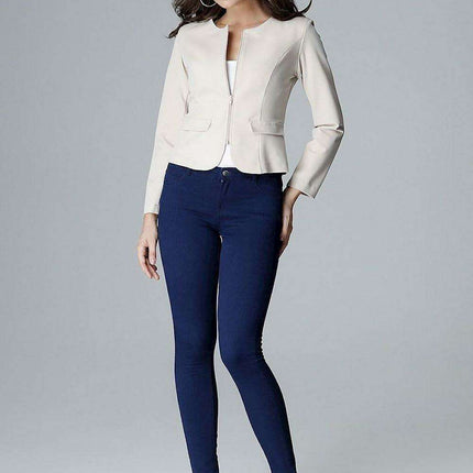 Elegant Pleated Women's Blazer - Très Elite