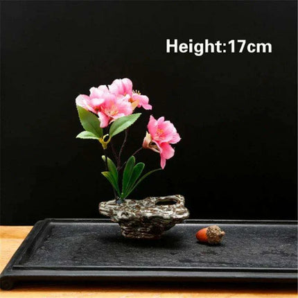Elegant Plum Blossom Sushi and Sashimi Serving Set with Bento Mold - Très Elite