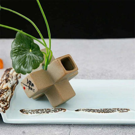 Elegant Plum Blossom Sushi and Sashimi Serving Set with Bento Mold - Très Elite
