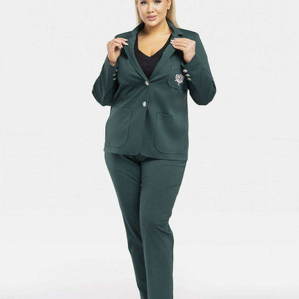 Elegant Plus Size Appliqué Blazer "Karko" - Très Elite