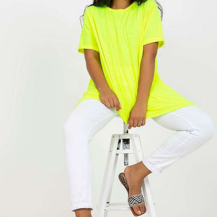 Elegant Plus Size Boat Neck Tunic with Asymmetrical Hem - Très Elite