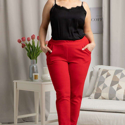 Elegant Plus Size Chic: Karko Curvy Trousers - Très Elite