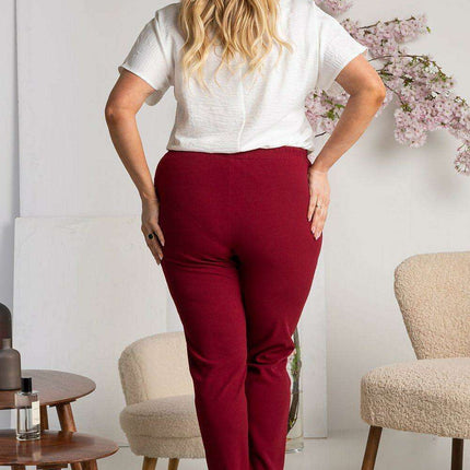 Elegant Plus Size Chic: Karko Curvy Trousers - Très Elite