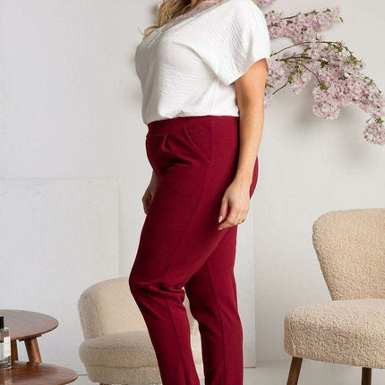 Elegant Plus Size Chic: Karko Curvy Trousers - Très Elite