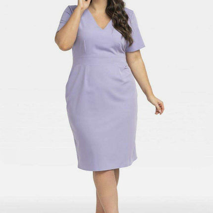 Elegant Plus Size Curvy Pencil Dress - Karko - Très Elite