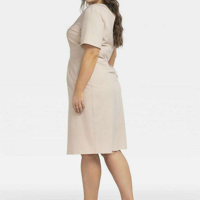 Elegant Plus Size Curvy Pencil Dress - Karko