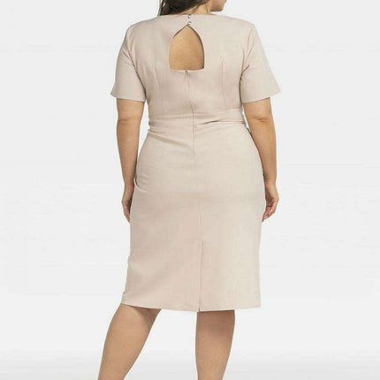 Elegant Plus Size Curvy Pencil Dress - Karko - Très Elite
