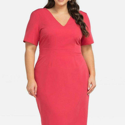 Elegant Plus Size Curvy Pencil Dress - Karko