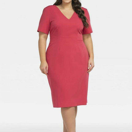 Elegant Plus Size Curvy Pencil Dress - Karko - Très Elite