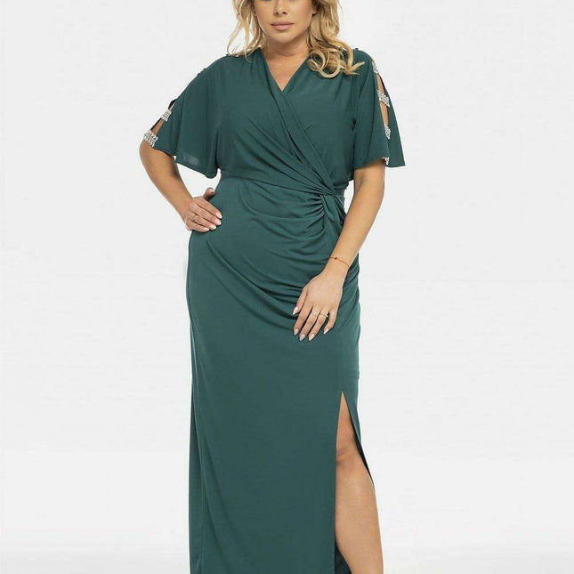 Elegant Plus Size Dayana Evening Gown
