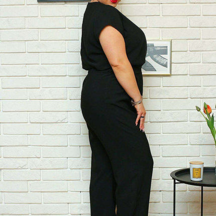 Elegant Plus Size Jumpsuit: Olka One-Piece Ensemble - Chic Plus Size Jumpsuit: The Ultimate Wardrobe Essential - Très Elite