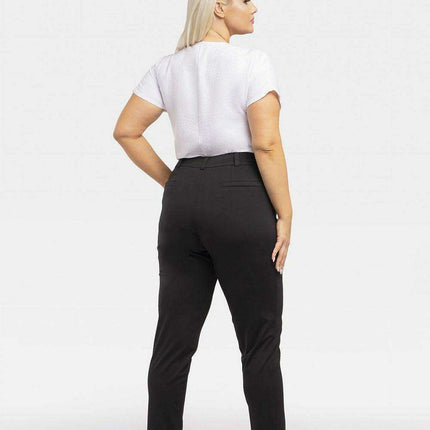 Elegant Plus Size Knit Trousers - Karko Collection - Très Elite