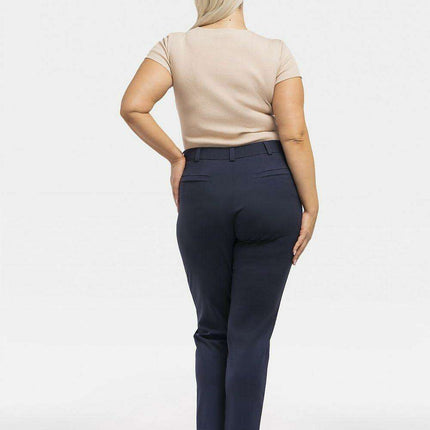 Elegant Plus Size Knit Trousers - Karko Collection - Très Elite